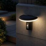 V‑TAC 24365VT Ηλιακό Φωτιστικό Κήπου LED Μαύρο 95lm 3000K Ανιχνευτής Κίνησης PIR IP54 200×137×160