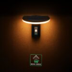 V‑TAC 24365VT Ηλιακό Φωτιστικό Κήπου LED Μαύρο 95lm 3000K Ανιχνευτής Κίνησης PIR IP54 200×137×160