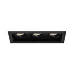 Σποτ “Beta” 3 x GU10 Μαύρο Braytron BΗ03-05041BR
