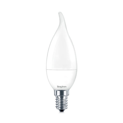 Λάμπα Κερί με μύτη Ε14 5W 3000k Braytron BA07-00510BR