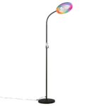 Φωτιστικό δαπέδου led 13,8W + 4W ανεμιστήρας 3CCT 1380lm RGB dimmable με control Μαύρο Briloner-Brilo 1663015BR