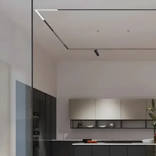 Φωτιστικό Led Μαγνητικής Ράγας 20W CCT Μαύρο Γωνία Braytron BD60-00281BR