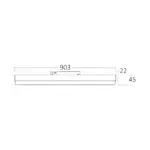 Φωτιστικό Led Μαγνητικής Ράγας 30W CCT Μαύρο Braytron BD60-00981BR