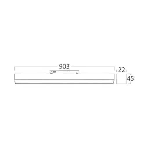 Φωτιστικό Led Μαγνητικής Ράγας 30W CCT Μαύρο Braytron BD60-00981BR