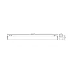 Φωτιστικό Led Μαγνητικής Ράγας Ultra Slim 18w 3CCT Μαύρο Braytron BD60-20681BR