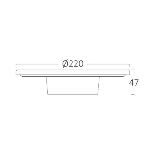 Απλίκα PALERMO 12w 3000K IP65 Braytron BG37-00200BR