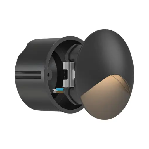 Απλίκα χωνευτή “Veksus” IP65 3000k 180lm Μαύρη Braytron BG39-00301BR
