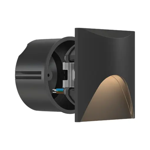 Απλίκα χωνευτή “Veksus” IP65 3000k 180lm Μαύρη Braytron BG39-00401BR