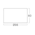Σποτ οροφής “Gata” 10w 900lm 3cct Μαύρο Braytron BH04-00041BR