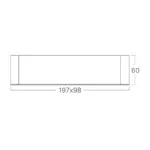Σποτ οροφής “Gata” 2 x 10w 1800lm 3cct Λευκό Braytron BH04-00060BR