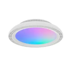 Ανεμιστήρας οροφής 30w + 24w RGB & 3CCT 2200lm με control Λευκός Braytron BH85-00030BR