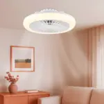 Ανεμιστήρας οροφής 20w + 40w 3CCT 4400lm με control & App Λευκός Braytron BH85-00040BR
