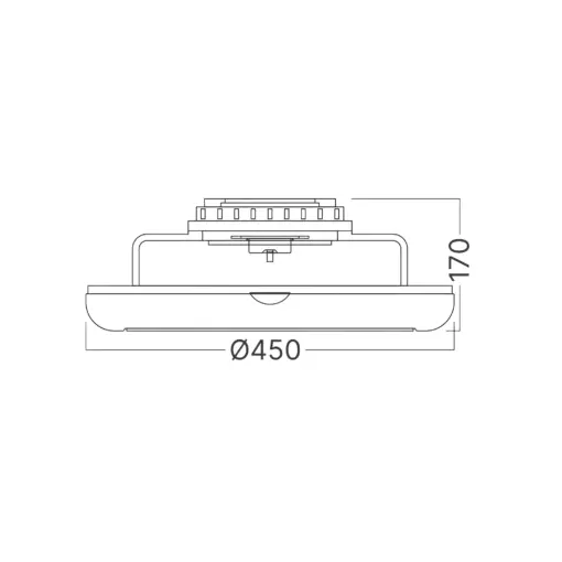 Ανεμιστήρας οροφής 20w + 40w 3CCT 4400lm με control & App Λευκός Braytron BH85-00040BR