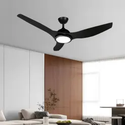 Ανεμιστήρας οροφής 35w + 24w 3CCT 2280lm με control Μαύρος Braytron BH85-00201BR