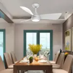 Braytron BH85‑00220 Ανεμιστήρας Οροφής 30W + 18W LED 3CCT 1800lm Ø960mm Λευκός με Τηλεχειριστήριο
