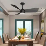 Ανεμιστήρας οροφής 30w + 18w 3CCT 1800lm με control Μαύρος Braytron BH85-00221BR