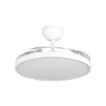 Braytron BH85‑00300 Ανεμιστήρας Οροφής 32W + 30W LED 3CCT 2600lm Ø1060mm Λευκός με Τηλεχειριστήριο