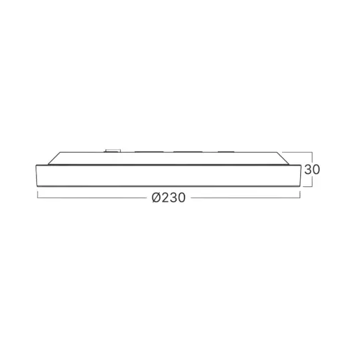 Πλαφονιέρα “Jade” slim 20W 5CCT Ø23 Λευκή Braytron BP07-20280BR