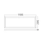 Πάνελ 29,5 cm x 119,5 cm 30w-40w-50w 4400lm 3CCT Braytron BP16-33180BR
