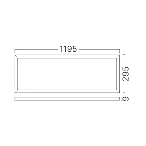 Πάνελ 29,5 cm x 119,5 cm 30w-40w-50w 4400lm 3CCT Braytron BP16-33180BR