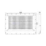 Προβολέας IP65 400W 44300 lm 3CCT (Γκρι) Braytron BT65-09982BR