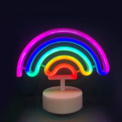 ΟΥΡΑΝΙΟ ΤΟΞΟ, 66 NEON LED ΛΑΜΠΑΚΙΑ ΜΕ ΜΠΑΤΑΡΙΑ (3xAA)/USB, RGB, IP20, 23x10x19.5cm ACA F04003303