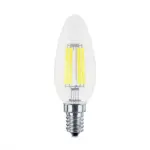 Λάμπα led κερί filament διάφανο 4W E14 2700K Braytron BA36-00410BR