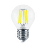 Λάμπα led Σφαιρική filament διάφανη Ε27 4w 470lm 2700k Braytron BA37-00420BR